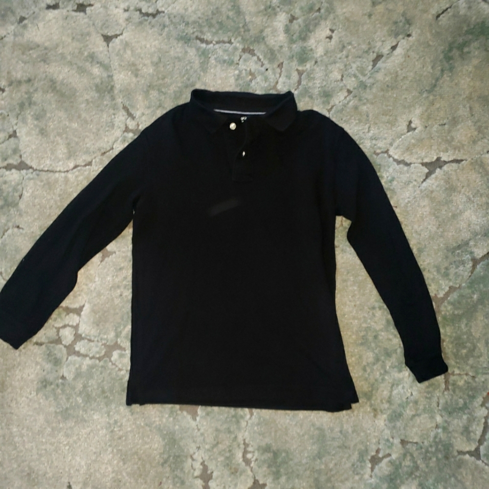 Boys black Gap polo shirt, xxl, 14/16